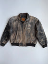ZRare Vintage 90s Planet Hollywood Genuine Leather Bomber (L/XL)