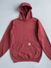 Carhartt Sleeve Logo Hoodie | Brick Red Original Fit (M/L)