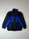 Reebok Vintage Reversible Colourblock Track Jacket – Black/Royal Blue (XL)
