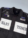 Mercedes Benz F1 “Warsteiner” Racing Jacket – Black/White Team Sponsor Print Jacket (S)