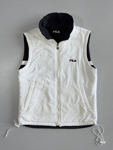 Fila Biella Italia Reversible Fleece Vest (L)