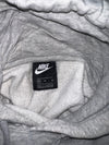 Nike Just Do It Grey Hoodie Green Box Logo Pullover Size (M)