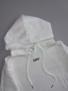 Off-White c/o Virgil Abloh “Global Warming” Floral Hoodie – White (L)