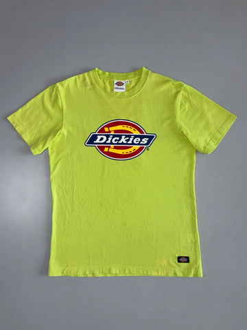 Dickies Logo T-Shirt (Neon Lime) (L)