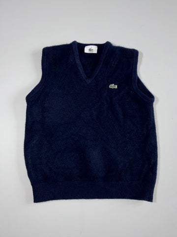 Lacoste Kids Navy V-Neck Sweater Vest – Size (XXS)