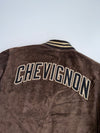 Vintage Chevignon Pure Suede Leather Varsity Jacket RARE (L/XL)