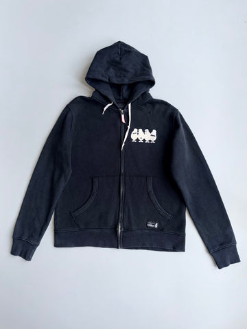 Common | Black 3 Chicks Graphic Zip Hoodie | (M)