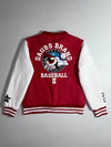 Red & White Varsity Jacket (S/M)
