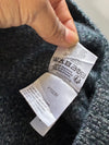 Lacoste Made in France | Charcoal Marl Striped Sleeve Knit | (XS/S)