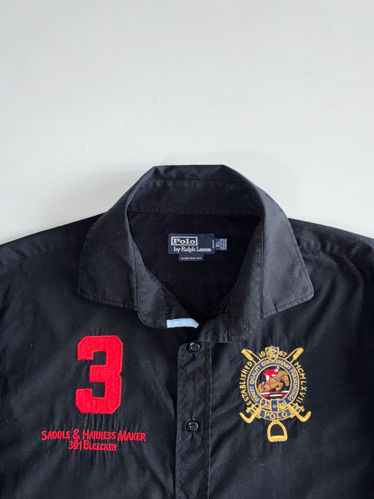 Polo Ralph Lauren Black Crest Embroidered (XL)