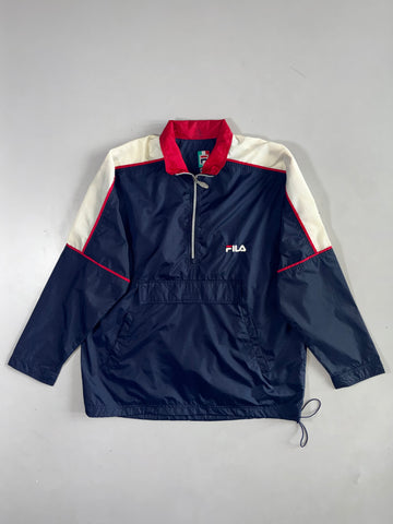 Fila Sport Vintage 1/4 Zip Anorak Windbreaker (XL/2XL)
