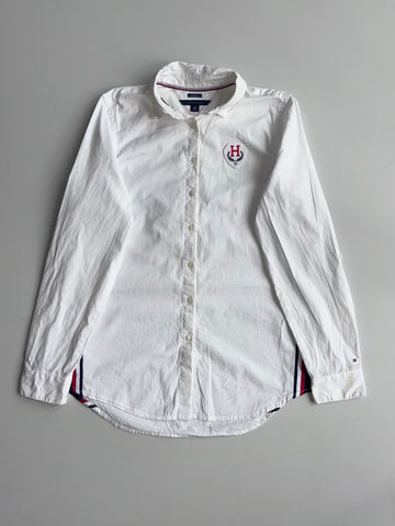 Tommy Hilfiger Crest Logo Shirt – White (XS)