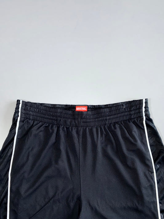 Adidas Basketball Black Piped Mesh Shorts (W:34|L:23)