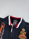 Royal County of Berkshire Polo Club Black & Red Embroidered Polo(L)