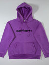 Carhartt WIP Logo Hoodie  Purple, (M)