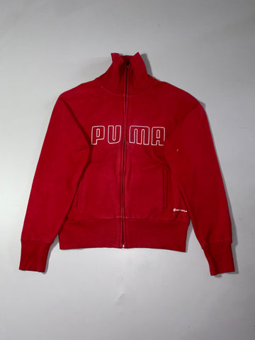 Y2K Puma x Motorola Red Full Zip Track Jacket (XS/S)