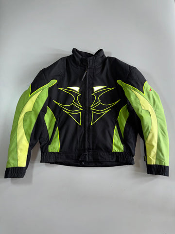Tribal Race-Tec × Hein Gericke Moto Textile Jacket Hein Gericke S-Safe safety seam, tribal mask graphic, removable liner (PADDED) (XL/2XL)