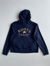 Roots Canada Zip-Up Hoodie - Navy (L)