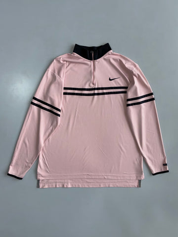 Nike | Agassi Quarter Zip Pullover Pink | (M)