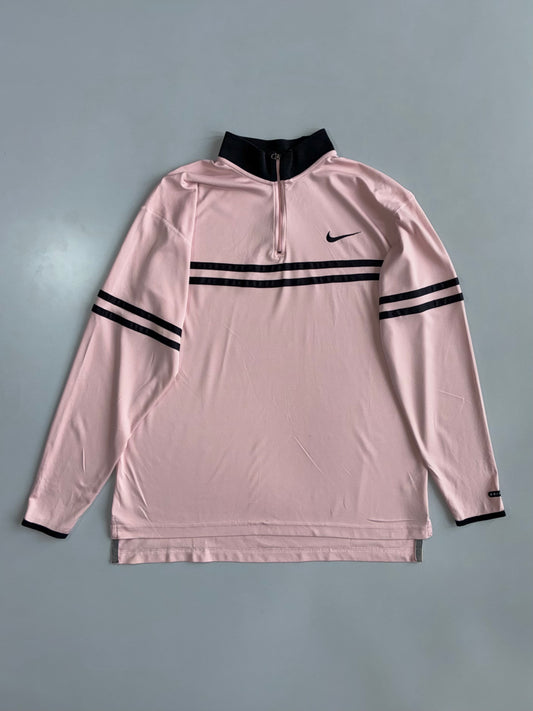 Nike | Agassi Quarter Zip Pullover Pink | (M)