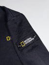 National Geographic | Black Sleeve Patch Crewneck Sweatshirt (S)