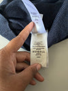 Polo Ralph Lauren Navy Quarter-Zip Pima Cotton Sweater (L)