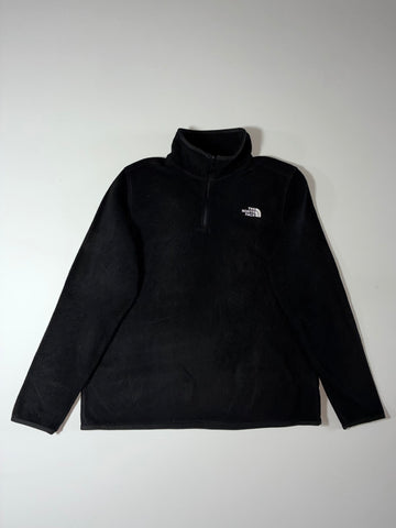 The North Face Quarter-Zip Fleece Pullover – Black Women’s (L)