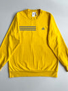 Adidas Climawarm Yellow Sweatshirt – Reflective 3 Stripes | (M)