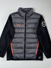 Puma Grey/Black Puffer Jacket Kids (XS)