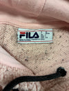 FILA Sherpa Fleece Pullover Hoodie – Pink – (L)