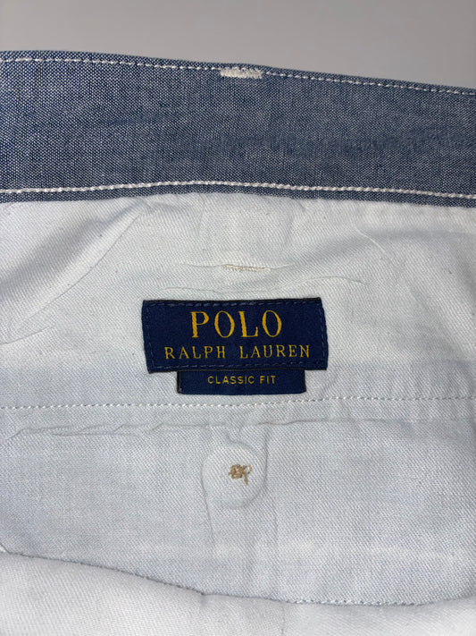 Polo Ralph Lauren Chambray Embroidered Western Shorts (W:44) (L:23)