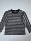 Unicorn Spirit Striped Long Sleeve T-Shirt Grey/Navy/White, Size (L)