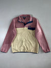 Patagonia Synchilla Snap-T Fleece, Pink/Cream (M/L)