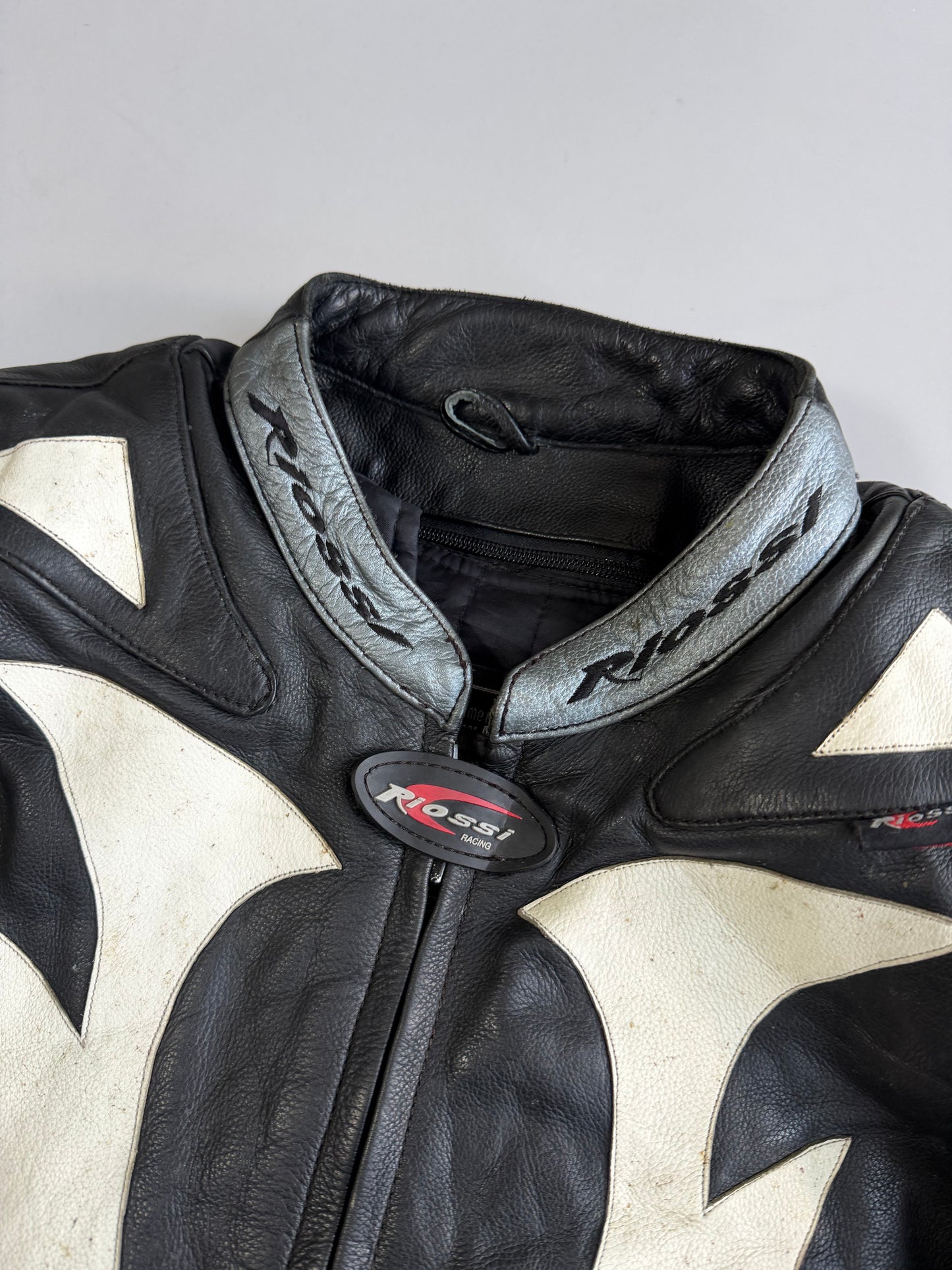 ZVintage Riossi Pure Leather Racing Jacket | Heavily Padded RARE (M/L)