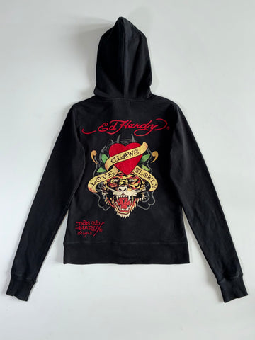 Ed Hardy “Love Claws Slowly” Tiger Zip Hoodie Women’s (XS)