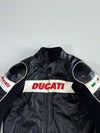 Ducati by Dainese Padded Leather Racing Motorcycle Jacket (XL)