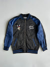 Blacksmith Satin Skull Bomber Jacket (Xl)