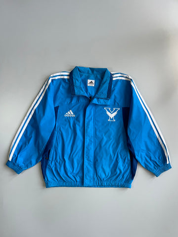 Adidas | Vintage 3-Stripe Team Windbreaker Jacket | Royal Blue (M)