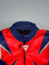 Dainese Red & Blue Star Graphic Racesuit Knee Padded (M) (W:36|L:38)