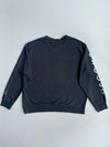 Nike | Black Swoosh Crewneck Sweatshirt | (2XL)