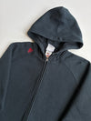 Vintage Adidas Black Predator Zip-Up Hoodie (L)