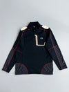 The North Face Summit Series Quarter-Zip Fleece – Black/Red (L)