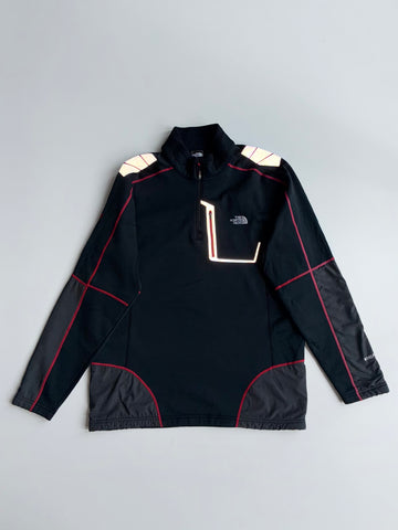 The North Face Summit Series Quarter-Zip Fleece – Black/Red (L)