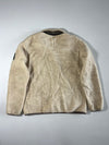 Black Yak Cream Sherpa Fleece Jacket – Gorpcore Outdoor (M)