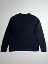 Chaps | Black Cotton Knit Crewneck Sweater (XL)