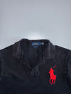 Polo Ralph Lauren Black Big Pony Polo | Red Embroidery (M)