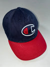 Vintage Champion Navy Red Big C Logo Cap (Adjustable)