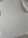 Nike White Block Spellout Logo Tee (2XL)
