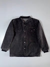 Dickies Quilted Flannel-Lined Hooded Chore Jacket – Washed Black,  (L)