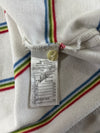 Lacoste Striped Hooded Polo  White Multicolor Stripe (M)